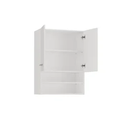 Armoire de salle de bain pour machine à laver, 30 x 64 x 90 cm, blanc mat