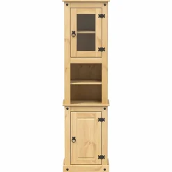 Armoire de salle de bain Corona 50x40x185 cm bois de pin massif vidaXL