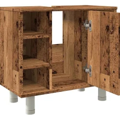 Armoire de salle de bain vieux bois 60x32x53,5 cm vidaXL