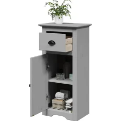 Armoire de salle de bain BODO gris 44x30x90 cm vidaXL
