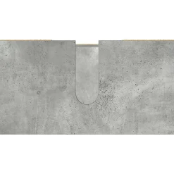 Armoire de salle de bain Gris béton 60x32x53,5 cm Aggloméré vidaXL