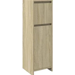 Armoire de salle de bain Chêne sonoma 30x30x95 cm Aggloméré vidaXL