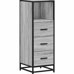 Armoire de salle de bain sonoma gris 35x37,5x100 cm vidaXL