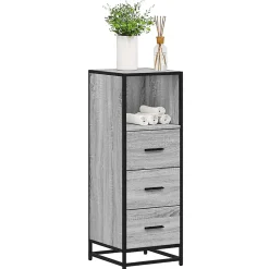 Armoire de salle de bain sonoma gris 35x37,5x100 cm vidaXL
