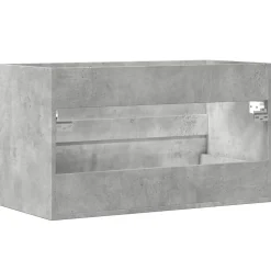 Armoire de salle de bain suspendue gris béton bois d'ingénierie vidaXL