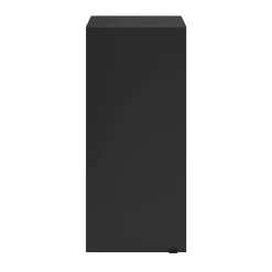 Armoire de salle de bains noir mat l.40 x H.90 x P.36 cm, GoodHome Imandra