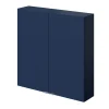 Armoire de salle de bains faible profondeur bleu nuit mat l.60 x H.60 x P.15 cm, GoodHome Imandra