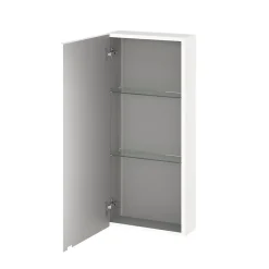 Armoire de salle de bains faible profondeur blanc mat l.40 x H.90 x P.15 cm, GoodHome Imandra
