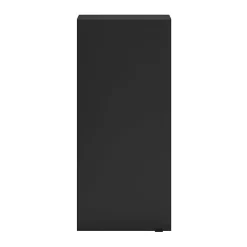 Armoire de salle de bains faible profondeur noir mat l.40 x H.90 x P.15 cm, GoodHome Imandra