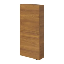 Armoire de salle de bains faible profondeur effet noyer l.40 x H.90 x P.15 cm, GoodHome Imandra