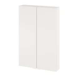 Armoire de salle de bains faible profondeur blanc mat l.60 x H.90 x P.15 cm, GoodHome Imandra