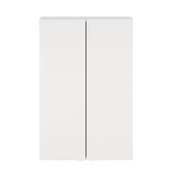 Armoire de salle de bains faible profondeur blanc mat l.60 x H.90 x P.15 cm, GoodHome Imandra