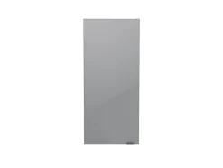 Armoire de salle de bains faible profondeur gris brillant l.40 x H.90 x P.15 cm, GoodHome Imandra