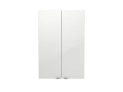 Armoire de salle de bains faible profondeur blanc brillant l.60 x H.90 x P.15 cm, GoodHome Imandra