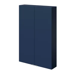 Armoire de salle de bains faible profondeur bleu nuit mat l.60 x H.90 x P.15 cm, GoodHome Imandra