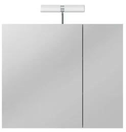 Armoire de toilette 60 cm éclairante Kle'o blanc mat