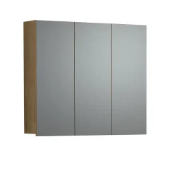 Armoire de toilette 3 portes miroir L90 cm - PUREBLISS