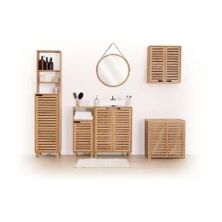 Armoire de toilette bambou Sicela - 58 x H. 51 cm