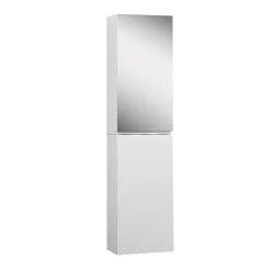Armoire de toilette 60cm double porte WILL blanc porte + miroir