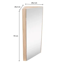 Armoire de toilette d'angle CLEO