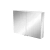 Armoire de toilette miroir l.80 x H.60 x P.15 cm, GoodHome Imandra
