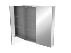 Armoire de toilette miroir l.80 x H.90 x P.15 cm, GoodHome Imandra