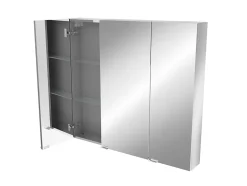 Armoire de toilette miroir l.100 x H.90 x P.15 cm, GoodHome Imandra