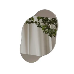 Armoire de toilette organique taupe 1 miroir CODY