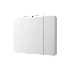Armoire de toilette salle de bain avec miroir et LED 90,4x72x15 cm