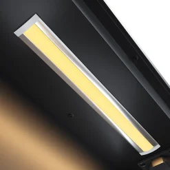 Armoire de toilette SIRHONA Grand Rangement 60x75 cm + Interrupteur tactile + Température LED tricolore + Anti-buée + Prise rasoir