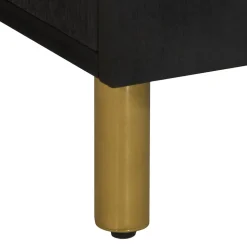 Armoire lavabo de salle de bain noir bois d'ingénierie vidaXL