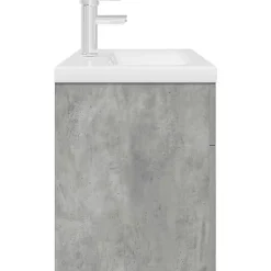 Armoire lavabo de salle de bain avec bassin intégré et robinet vidaXL