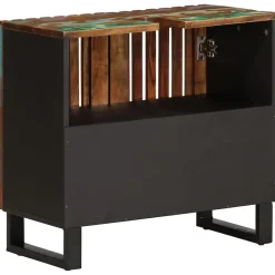 Armoire lavabo de salle de bain 62x34x58cm bois massif d'acacia vidaXL
