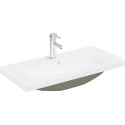 Armoire lavabo de salle de bain et vasque et robinet intégrés vidaXL