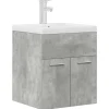 Armoire lavabo de salle de bain avec bassin intégré et robinet vidaXL