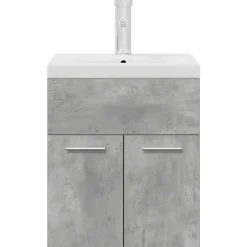 Armoire lavabo de salle de bain avec bassin intégré et robinet vidaXL