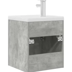 Armoire lavabo de salle de bain avec bassin intégré et robinet vidaXL