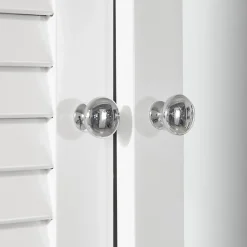 Armoire Miroir Meuble Haut de Salle de Bain Armoire Suspendue, BZR55-W, SoBuy