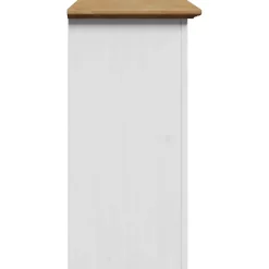 Armoire murale de salle de bain BODO blanc et marron 44x30x60cm vidaXL