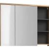 Armoire murale de salle de bain coloris naturel - 100 cm - PURNAL