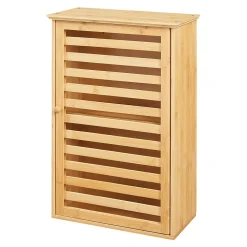 Armoire murale de salle de bain Järfälla bambou 55 x 37 x 16 cm naturel en.casa