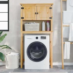 Armoire pour machine à laver salle de bain Corona pin massif vidaXL