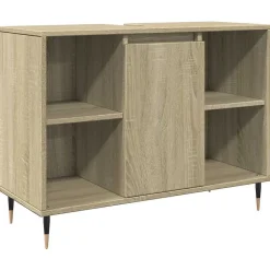 Armoire salle de bain chêne sonoma 80x33x60cm bois d'ingénierie vidaXL