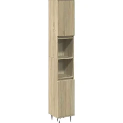Armoire salle de bain chêne sonoma 30x30x190 cm vidaXL