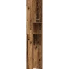 Armoire salle de bain vieux bois 30x30x183,5 cm bois ingénierie vidaXL