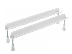 Avocado Ensemble Baignoire d'angle gain de place, orientation gauche 150 x 75 cm en acrylique, Blanc + Tablier 150 cm + Pieds