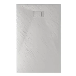 Bac à douche 90x120x2,6 CM Rectangulaire Blanc Effet Pierre mod. Blend