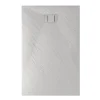 Bac à douche 90x150x2,6 CM Rectangulaire Blanc Effet Pierre mod. Blend