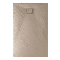Bac à douche 80x140x2,6 CM Rectangulaire Tortourelle Effet Pierre mod. Blend