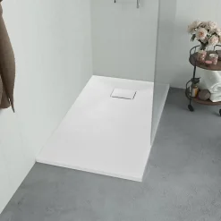 Bac de douche SMC Blanc 90 x 90 cm vidaXL